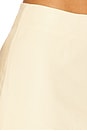 view 6 of 6 Jennie Mini Skirt in Butter Yellow
