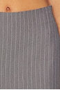 view 6 of 6 Alessia Midi Skirt in Grey Pinstripe