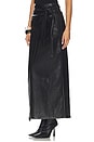 view 3 of 6 Kassidy Faux Leather Skirt in Black