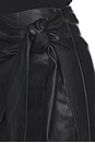view 6 of 6 Kassidy Faux Leather Skirt in Black