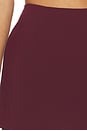view 6 of 6 Mamie Mini Skirt in Burgundy