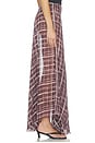 view 4 of 6 FALDA DIANNE in Burgundy Plaid