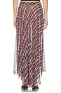 view 5 of 6 FALDA DIANNE in Burgundy Plaid