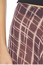 view 7 of 6 FALDA DIANNE in Burgundy Plaid