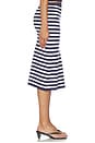 view 3 of 6 Jolene Midi Skirt in Navy Stripe
