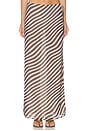 view 1 of 6 Jade Maxi Skirt in Black & Beige Stripe