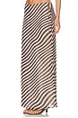 view 3 of 6 Jade Maxi Skirt in Black & Beige Stripe