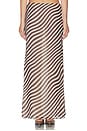 view 4 of 6 Jade Maxi Skirt in Black & Beige Stripe