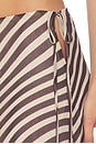 view 6 of 6 Jade Maxi Skirt in Black & Beige Stripe