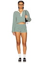 view 1 of 4 Palmer Short Set in Green Stripe
