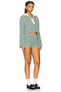 view 2 of 4 Palmer Short Set in Green Stripe