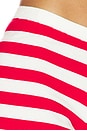 view 8 of 8 SET SHORTS LUCIA in Red & White Stripe