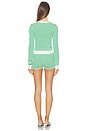 view 3 of 5 ENSEMBLE DE NUIT CHANNING in Green Stripe