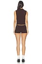 view 3 of 4 ENSEMBLE DE NUIT LEIA in Brown