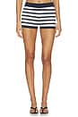 view 4 of 4 SET SHORTS GIANNA in Navy & White Stripe