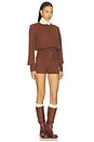 view 2 of 4 Belle Short Set in Brown