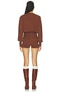 view 3 of 4 Belle Short Set in Brown