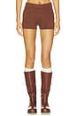 view 4 of 4 Belle Short Set in Brown