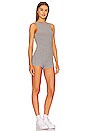 view 2 of 3 Kate Basic Ribbed Romper in Grey