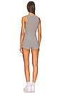 view 3 of 3 Kate Basic Ribbed Romper in Grey