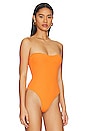 view 3 of 5 Maiah Strapless Bodysuit in Orange