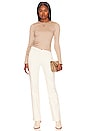 view 4 of 4 Kristy Ruched Long Sleeve Top in Brown