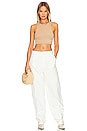view 4 of 4 Zuri Crop Top in Beige