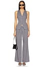 view 4 of 4 Libbi Open Back Vest in Grey