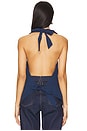view 3 of 4 Rhae Open Back Vest in Navy