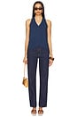 view 4 of 4 Rhae Open Back Vest in Navy