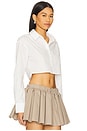 view 2 of 4 Roma Button Up Top in White