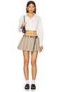view 4 of 4 Roma Button Up Top in White