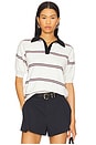 view 1 of 4 Francesca Polo Top in Multi Stripe