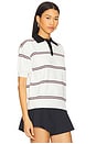 view 2 of 4 Francesca Polo Top in Multi Stripe