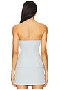 view 3 of 4 Anslie Strapless Top in Light Grey