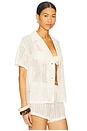 view 2 of 4 Rosie Button Up Top in Cream