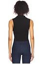 view 3 of 4 Pattie Button Up Top in Black