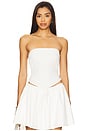 view 1 of 4 Cici Strapless Top in White