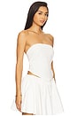 view 2 of 4 Cici Strapless Top in White