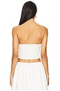 view 3 of 4 Cici Strapless Top in White