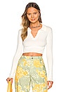 view 1 of 4 Angela Crop Top in White