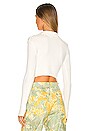view 3 of 4 Angela Crop Top in White