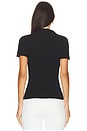 view 3 of 4 Kelia Button Up Top in Black