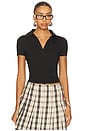 view 1 of 4 Terri Polo Top in Black