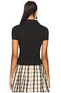 view 3 of 4 Terri Polo Top in Black