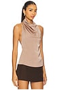 view 2 of 4 Beth Halter Top in Mocha