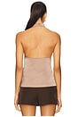 view 3 of 4 Beth Halter Top in Mocha