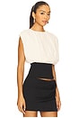 view 2 of 4 Amira Top in Ivory & Black