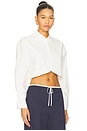 view 2 of 4 Tara Button Up Top in White