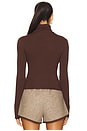 view 3 of 4 Maia Top in Brown